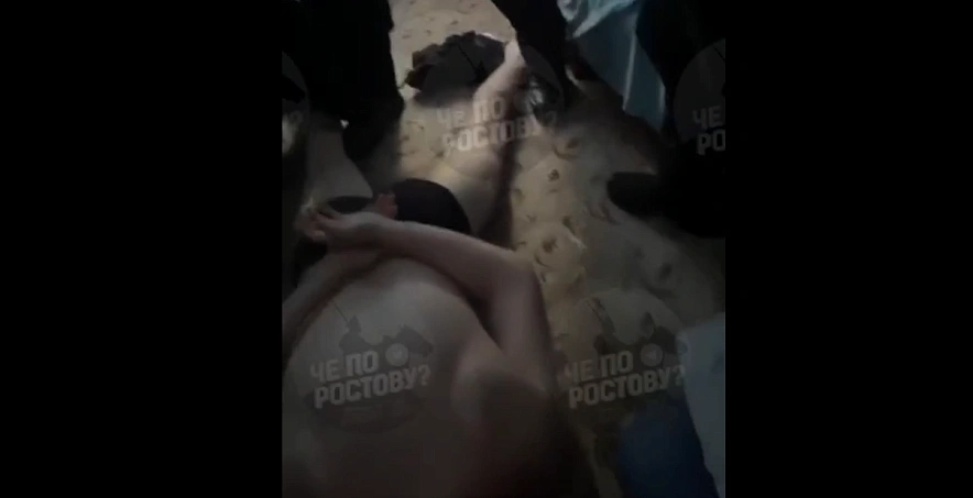 Фото: скриншот видео задержания