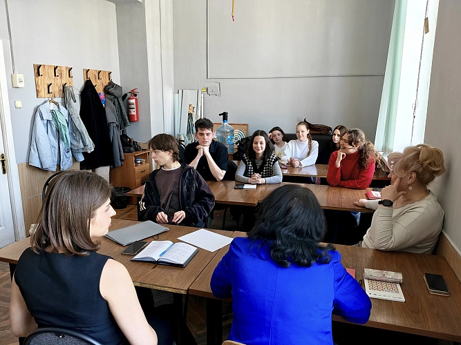 Фото: встреча со студентами // фото 1rnd