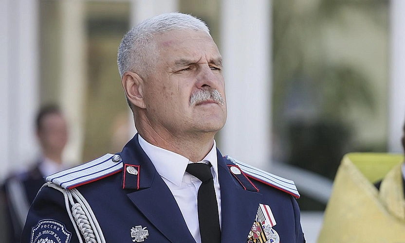 Фото: Экс-атаман ВВД Виталий Бобыльченко, фото - казачий кадетский корпус Шахт