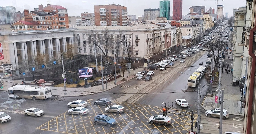 Фото: Перекрёсток Большой Садовой и Будённовского в Ростове-на-Дону, кадр 1rnd