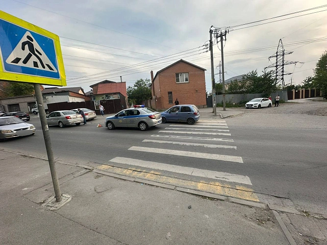 Фото: с места ДТП \\ кадр УГИБДД РО