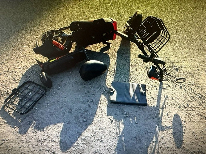 Фото: с места ДТП // кадр УГИБДД РО