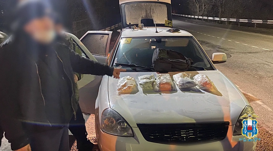 Фото: с места задержания // кадр ГУ МВД РФ по РО