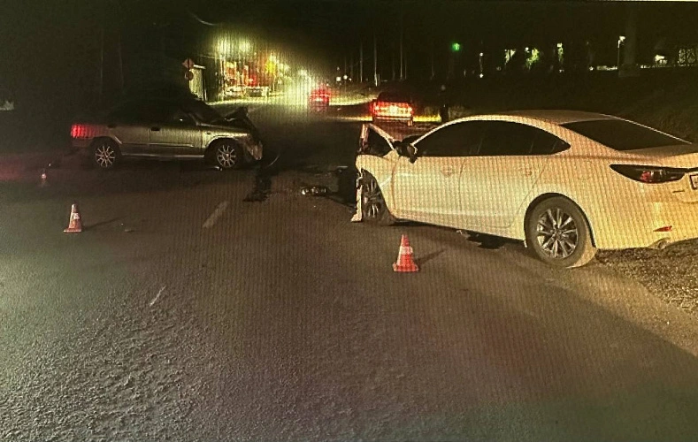 Фото: с места ДТП // кадры УГИБДД РО