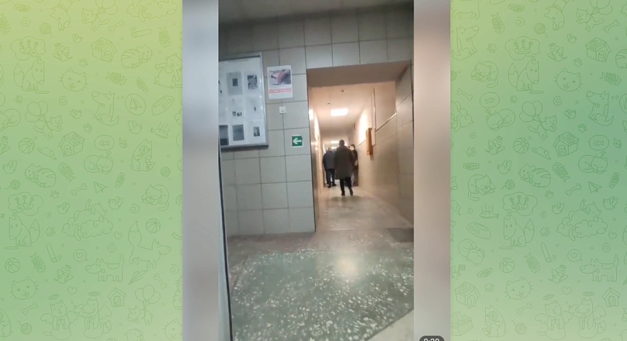 Фото: следственные действия в пункте полиции "Левенцовский"