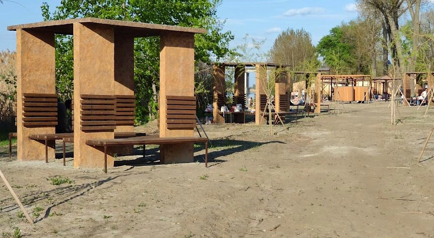 Фото: беседки на Зелёном острове, кадр 1rnd