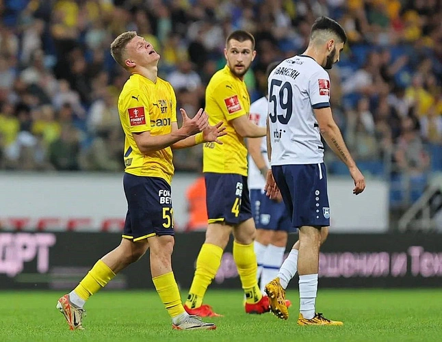 Фото: ФК «Ростов» проиграл дома «Балтике» и вылетел из Кубка России, фото - официальный телеграм-канал футбольного клуба