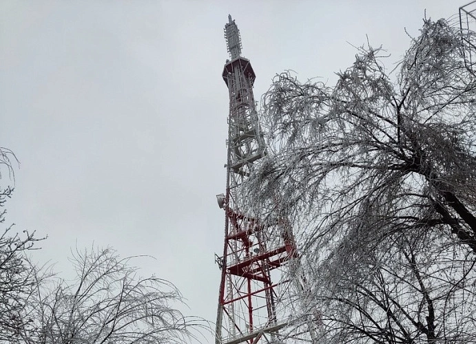Фото: телевышка в Ростове \\ кадр из публикаций 1rnd.ru
