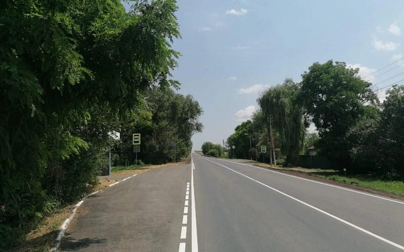 Фото: Отремонтированная дорога // фото минтранса РО