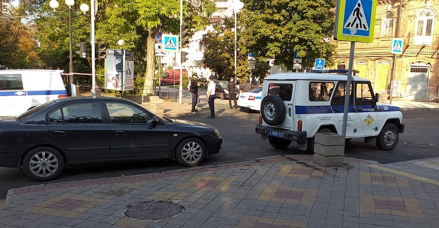 Фото: Оцепление на месте взрыва в Ростове, кадр 1rnd