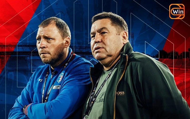 Фото: Главный тренер и спортивный директор СКА Ростов-на-Дону, кадр пресс-центра клуба