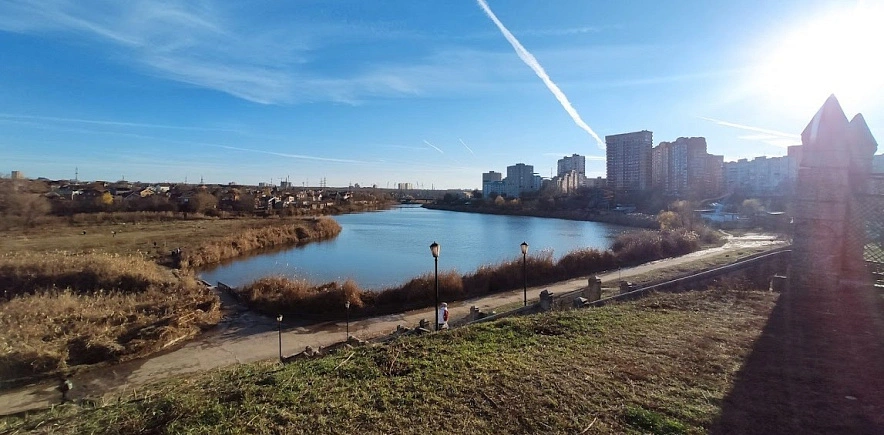 Фото: Северное водохранилище Ростова в солнечную погоду, кадр 1rnd