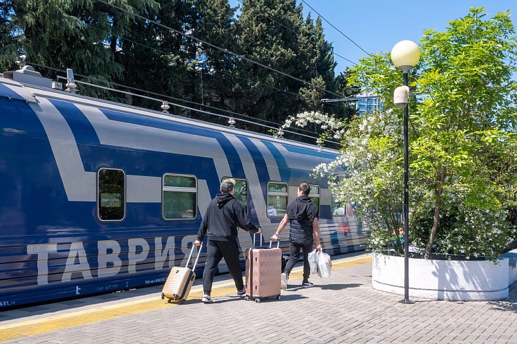 Фото: поезд "Таврия", кадр ВК ГСЭ