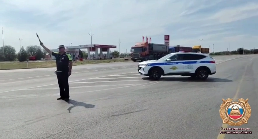 Фото: скрин из видео Госавтоинспекции Ростовской области
