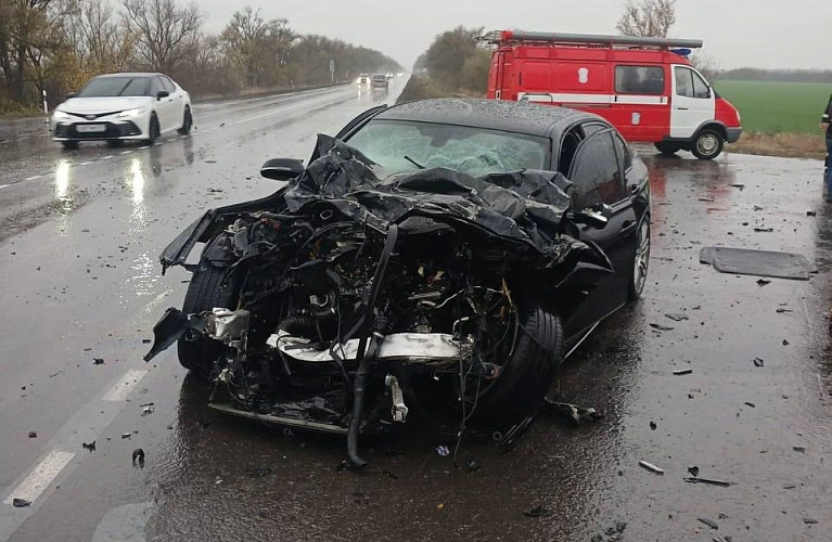 Фото: тотальное ДТП // фото УГИБДД РО