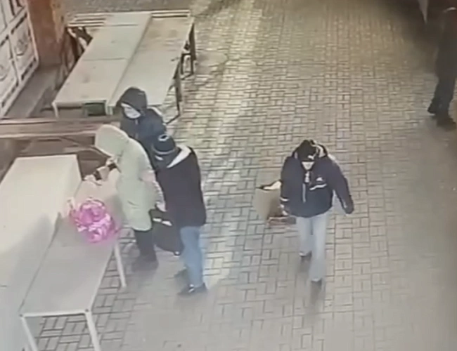 Фото: кадр с камеры видеонаблюдения