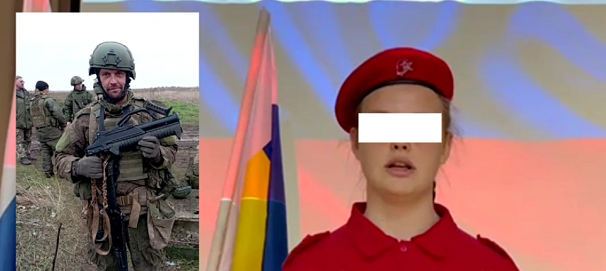 Фото: Дочь участника СВО из Ростовской области обратилась к Путину, кадр видеообращения