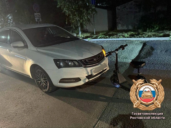 Фото: с места ДТП // кадр УГИБДД РО