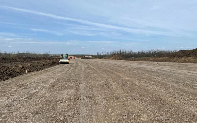 Фото: Строительство хорды // фото минтранса РО
