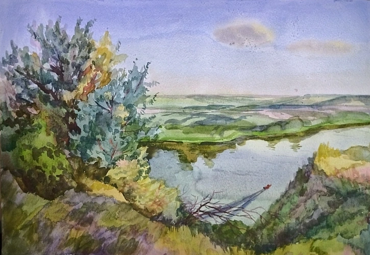 Фото: выставка // картина Ольги Короп-Крижановской, фото Ростовского областного музея краеведения