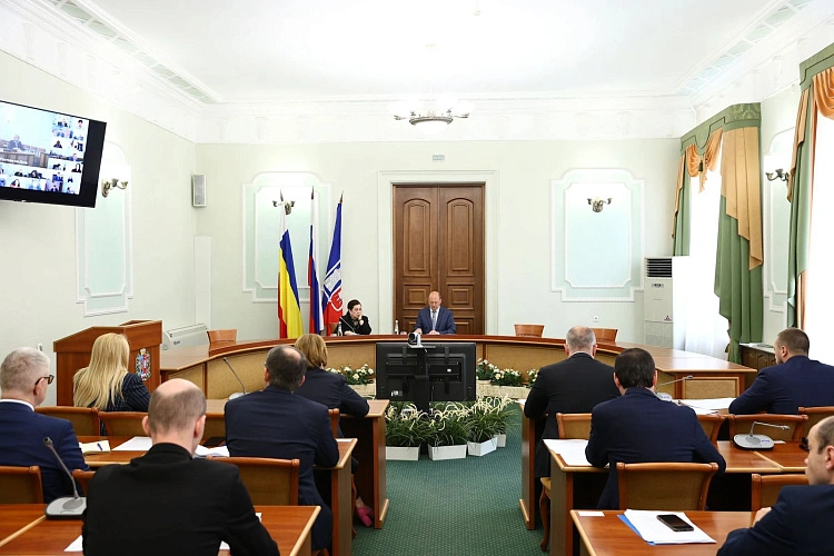 Фото: оперативное совещание // фото администрации Ростова