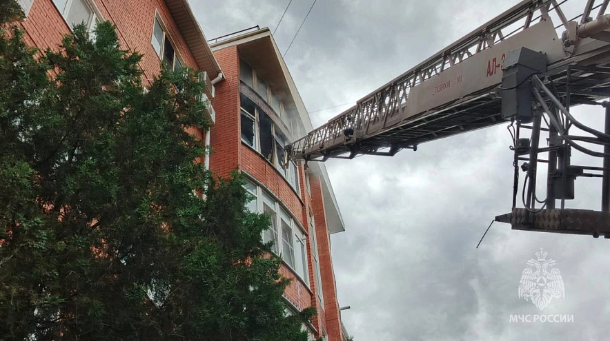 Фото: пожар // фото МЧС по РО