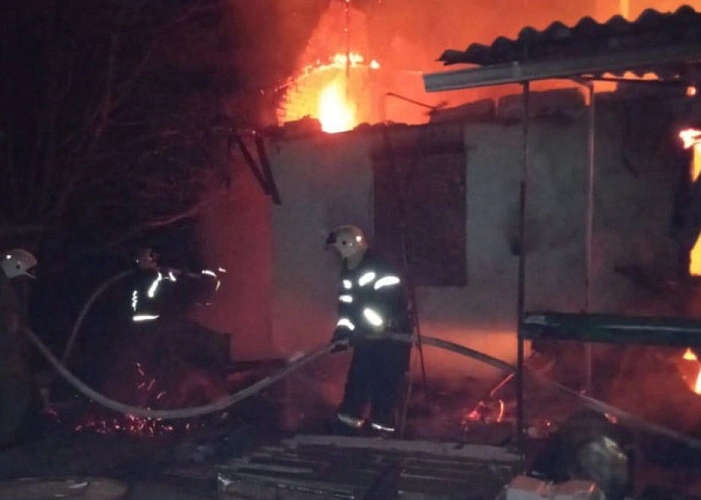 Фото: с места ЧП \\ кадр ГУ МЧС РФ по РО