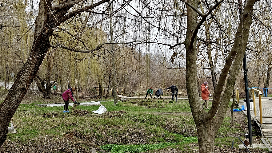 Фото: субботник // кадр 1rnd