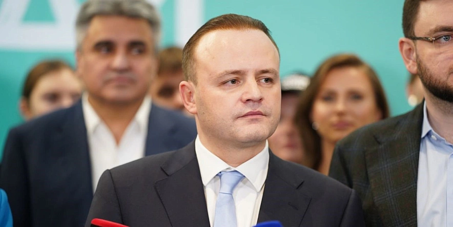 Фото: Лидер партии "Новые люди" Владислав Даванков, кадр пресс-службы