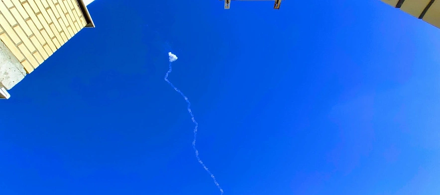 Фото: Сработка ПВО над Ростовом, кадр из архива 1rnd