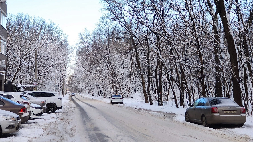 Фото: район Ростова после снегопада, кадр 1rnd