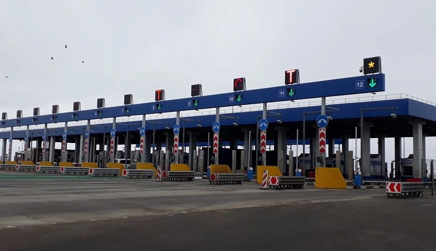 Фото: Платный участок трассы М-4 на границе Ростовской области и Краснодарского края, кадр 1rnd