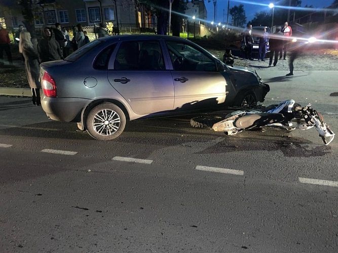 Фото: В Ростовской области сбили подростка на кроссовом мотоцикле // фото ГИБДД РО