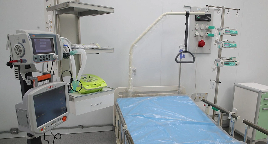 Фото: Больничная палата в инфекционном центре, кадр ПРО