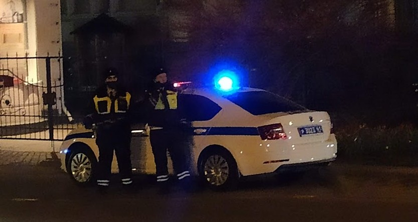 Фото: Полицейский патруль в Ростове, кадр 1rnd