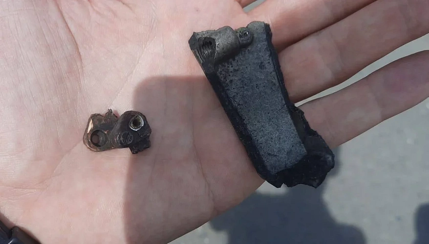 Фото: Обломки ракеты С-200, сбитой в Ростовской области в июле, кадр из архива 1rnd