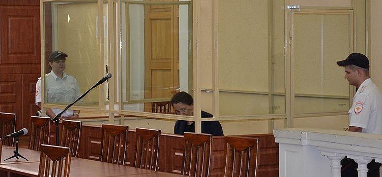 Фото: Светлана Мартынова в зале суда, кадр из архива публикаций 1rnd