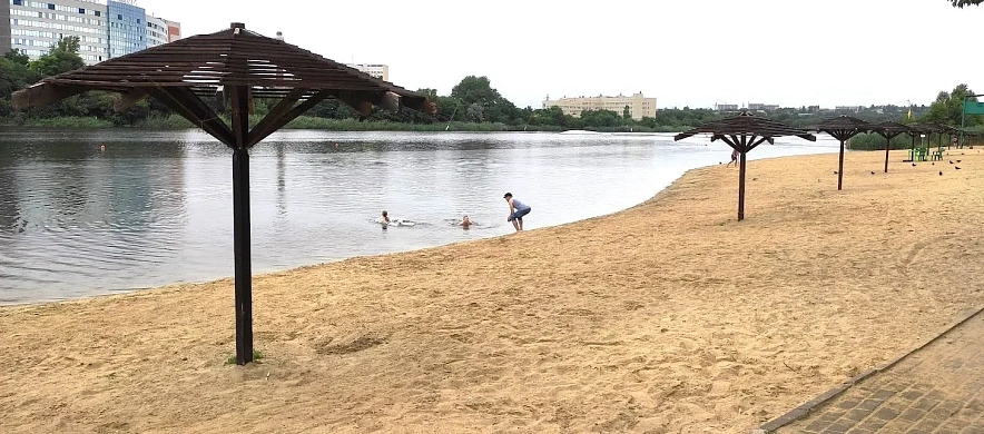 Фото: Пляж на Северном водохранилище Ростова, кадр из архива 1rnd