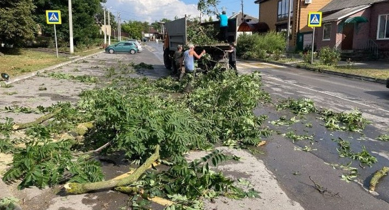 Ураган в селе Покровском