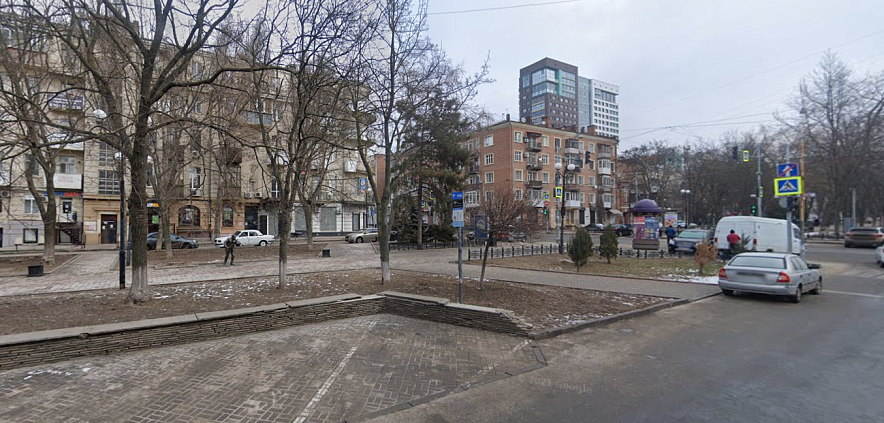 Фото: Улица Пушкинская в Ростове, карты Google