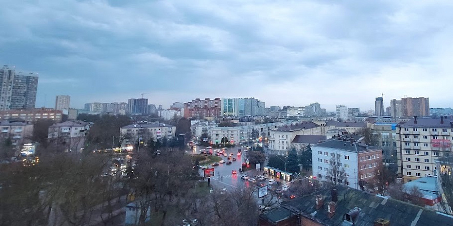 Фото: Панорама Ростова-на-Дону в дождливый день, кадр 1rnd
