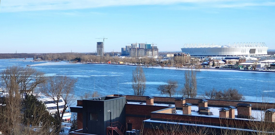 Фото: Лёд на реке Дон в Ростове, кадр 1rnd