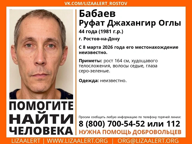 Фото: ТГ-канал "ЛизаАлерт" Ростовской области"