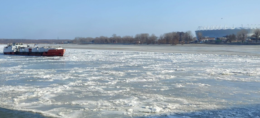 Фото: Вид на левый берег Дона с правого зимой, кадр из архива 1rnd