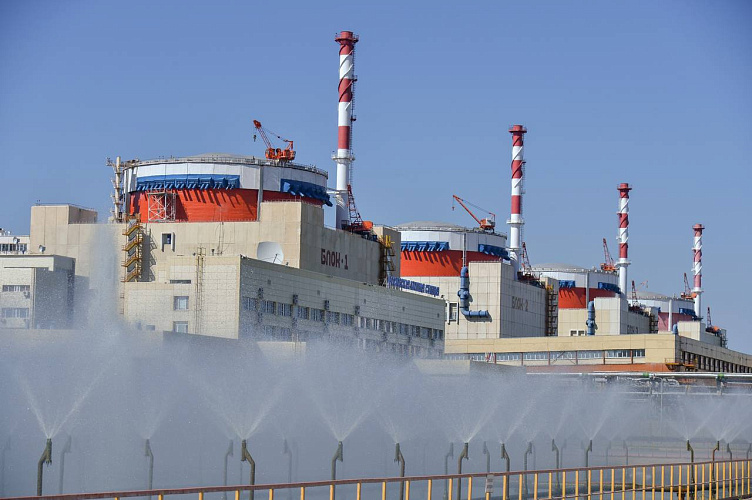 Фото: Ростовская АЭС, кадр из ТГ станции