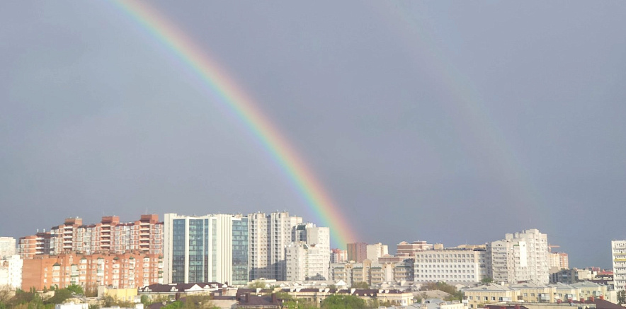 Фото: Двойная радуга над Ростовом, кадр 1rnd