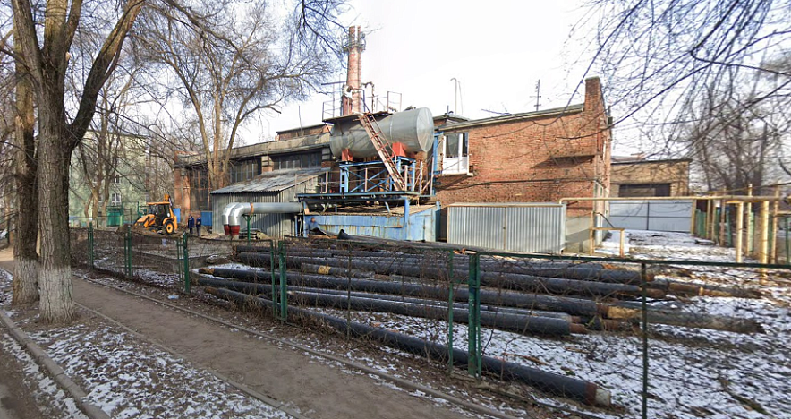 Фото: Котельная на Казахской, которая осталась без электричества 20 февраля / карты Google