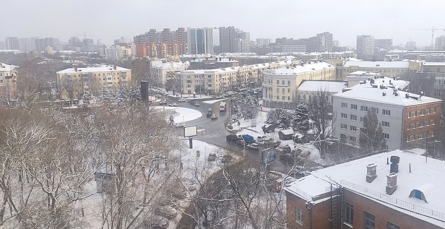 Фото: Центр Ростова во время снегопада, кадр 1rnd
