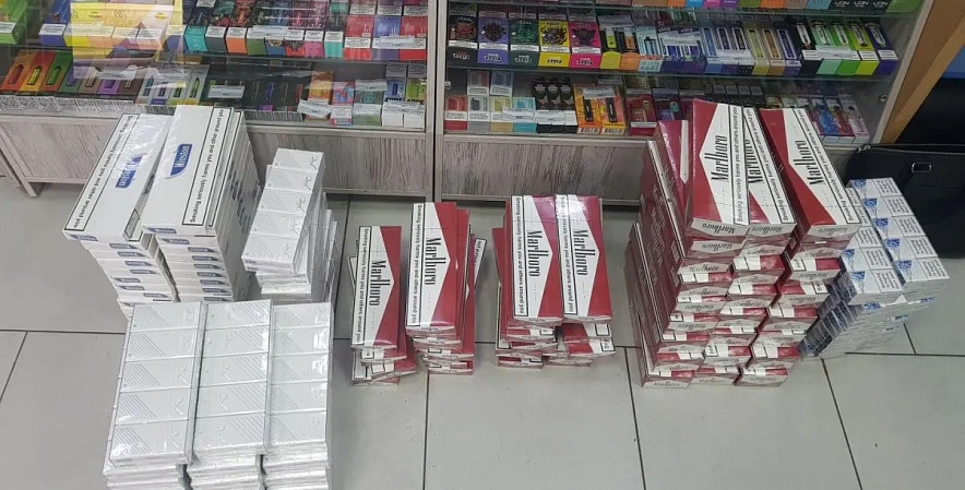 Фото: контрафактные сигареты // фото: пресс-служба Ростовской таможни