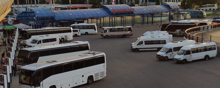 Фото: Автобусы на главном автовокзале Ростова, кадр 1rnd